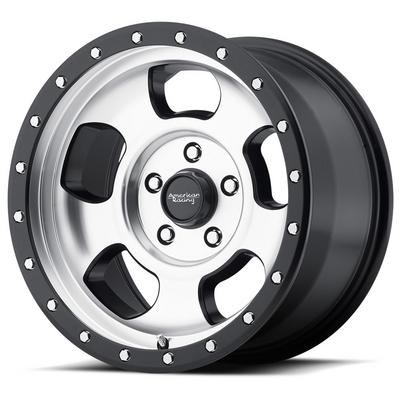 American Racing AR969 Ansen 17 x 9 Wheel with 5x5.5 Bolt Pattern -Machined Face with Satin Black Ring - AR96979055518